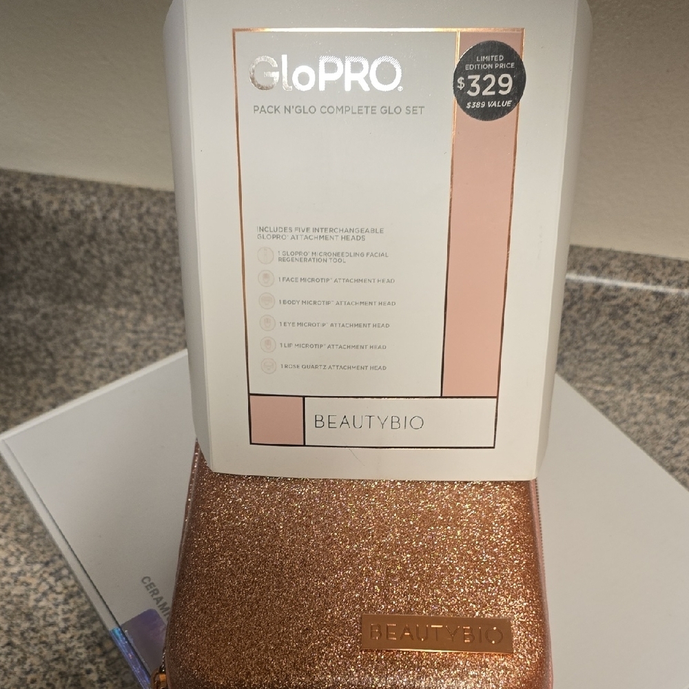 GloPRO Pack N'Glo Complete Set - Rose Gold NWT